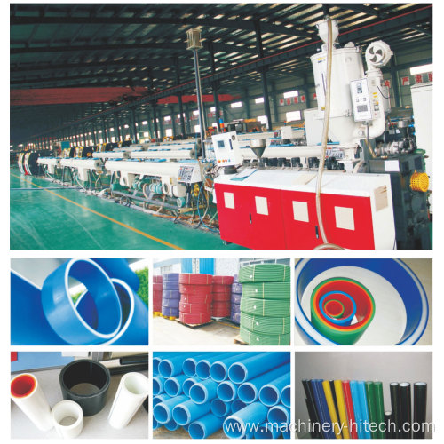 Multi-layer PE/PP pipe complete production line